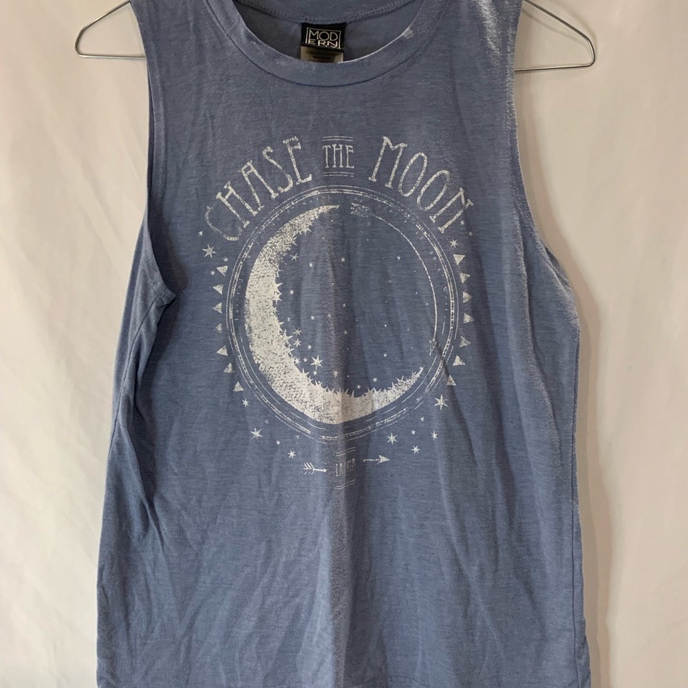 Modern Lux Light Blue Tank Top